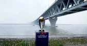 ICC World Cup Trophy travels to Padma Bridge