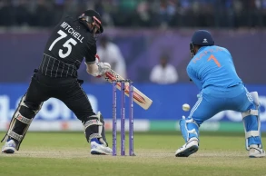 India win toss and opt to bowl against New Zealand in Cricket World Cup clash of undefeated teams