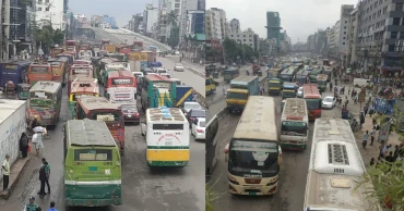 Traffic alert: DMP requests Dhaka commuters to avoid Khilkhet-Uttara-Gazipur route