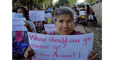 Myanmar public urges gas sanctions to stop military funding