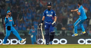 England collapse again, India extend perfect record at the Cricket World Cup