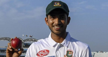 Nayeem Hasan escapes injury scare ahead of Kolkata Test