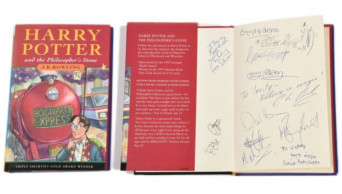 Harry Potter's 'first' autograph sold for £2,600 at auction