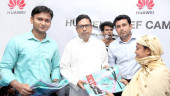 Huawei distributes relief among Natore underprivileged people