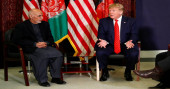 Trump says U.S.-Taliban talks resumed amid Afghanistan visit
