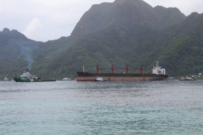 Seized N. Korean ship sold, towed from American Samoa
