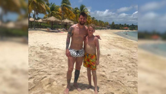 This 11-year-old's family vacation turned into the trip of a lifetime when Lionel Messi showed up