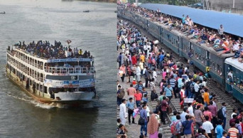 Holidaymakers start leaving Dhaka braving bad weather