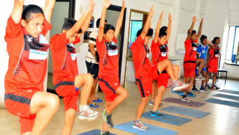 Bangamata U-19 Football: Bangladesh team start fitness training