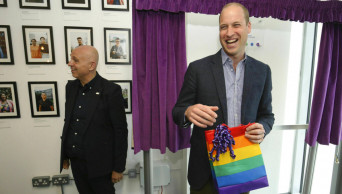 Prince William says he'd be 'absolutely fine" with gay child