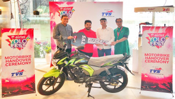 Student wins motorbike in Airtel concert