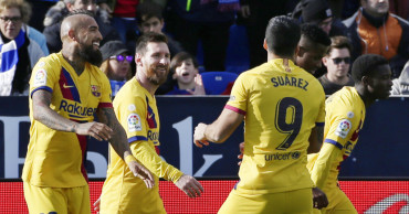 Suarez, Vidal score in Barcelona's 2-1 fightback at Leganes