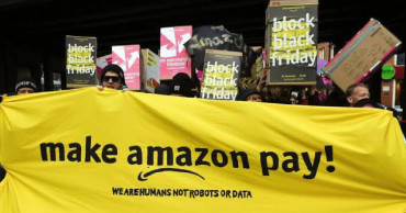 Amazon workers stage strike on Black Friday