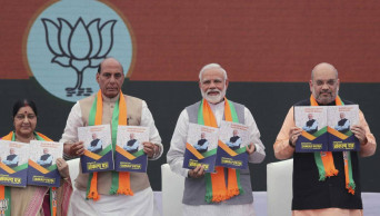 India's ruling party releases manifesto days before election