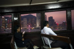In protest clouds, Hong Kong tourists see silver lining