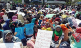 SAU students stage demo, block roads protesting Wasim’s death