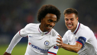 Willian’s winner gives Chelsea 2-1 victory at Lille in CL