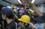 Hong Kong police say 420 protesters arrested