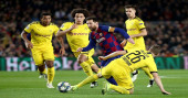 Messi celebrates, Liverpool frustrated in Champions League