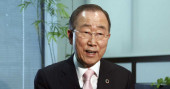 Ex-UN chief Ban Ki-moon in city
