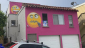 Giant emoji painted on house roil California community