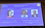 3 scientists awarded chemistry Nobel Prize