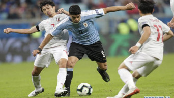 Uruguay fight back to draw with Japan at Copa America