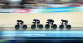 Germany wins 2 gold medals on Day 1 of UCI track World Cup in Hong Kong