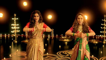 Lok Sabha MPs Nusrat Jahan and Mimi Chakraborty dance for Durga Puja theme song