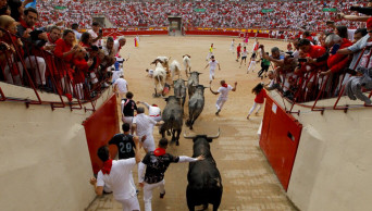 Pamplona festival ends with 3 gorings in final bull run
