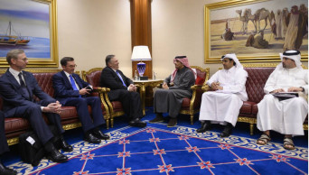 Yemen, Iran, Khashoggi murder top Pompeo's talks in Saudi