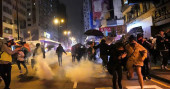Overnight clashes extend Hong Kong protests into new year