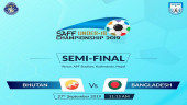 SAFF U-18: Bangladesh to play Bhutan in 1st semifinal on Friday