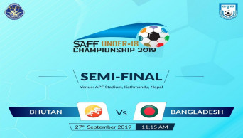 SAFF U-18: Bangladesh to play Bhutan in 1st semifinal on Friday
