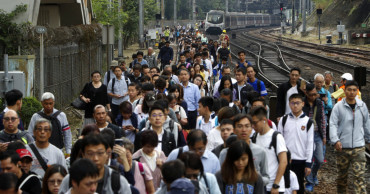 Protesters disrupt commute again after violent Hong Kong day