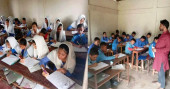 Students made to sit for exam at Sylhet school on Victory Day