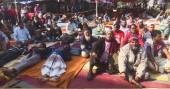 Khulna jute mills workers resume hunger strike