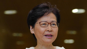 Hong Kong leader renews appeal for dialogue with protesters