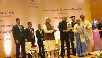 Chhayanaut receives Tagore Award from Indian President