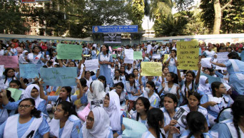 Viqarunnisa students resume demo demanding punishment of accused teachers