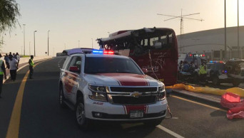 Police say Oman-Dubai bus crashes, killing 17 in UAE