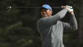 The usual crowd support saw an unusual score for Woods