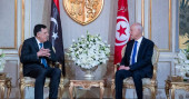 Tunisian president meets Libya's UN-backed PM on enhancing relations