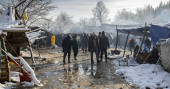 European official urges closure of Bosnian migrant camp
