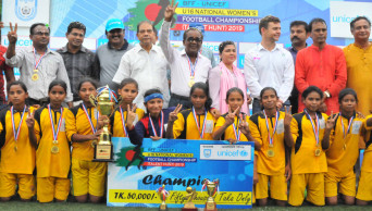 U-16 Women’s Football: Lalmonirhat emerge unbeaten champions beating Magura 4-0