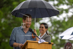 Harry and Meghan bring rain to drought-stricken Outback town