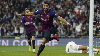 Barca stuns Madrid 3-0 at Bernabeu, reaches Copa final again