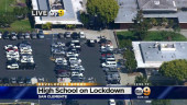 Bomb threat against US high school prompts lockdown in 24 schools