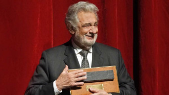 Placido Domingo feted at Met Opera for his 50th anniversary