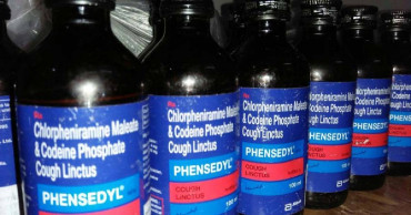Phensidyl recovered from stone-laden train in Benapole
